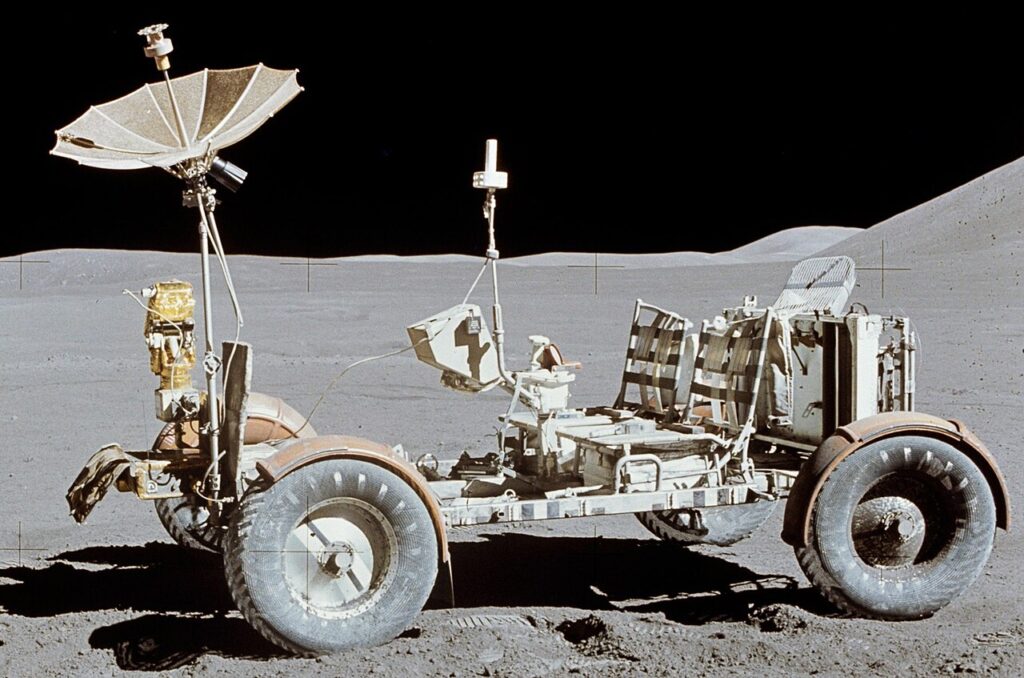 In the 60s, environmental concerns spurred tech breakthroughs. New batteries and lightweight designs boosted electric vehicle performance, and the Apollo 15 lunar rover captured global attention.